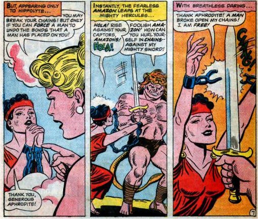 Hippolyte frees herself!