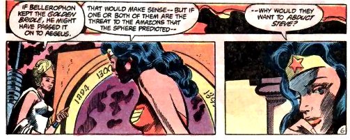 Hippolyta states that if Bellerophon managed to keep the Golden Bridle he may have passed it on to Aegeus.