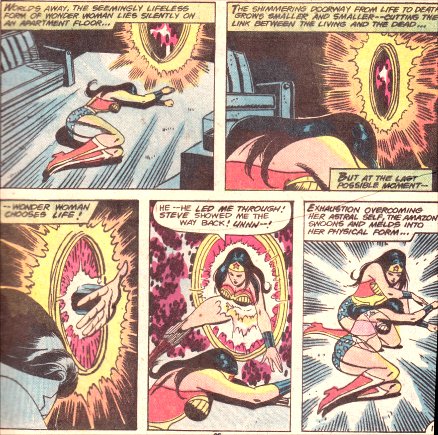 Wonder Woman returns from the spirit world