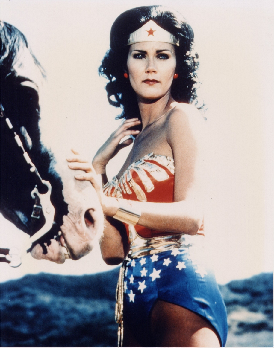Lynda Carter as Wonder Woman from the CBS series "The New Adventures of Wonder Woman"