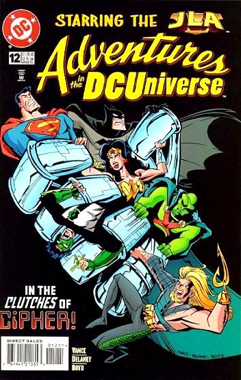 Cover of Adventures In The DC Universe #12