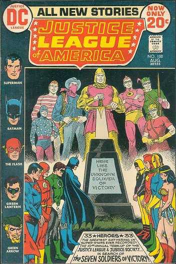 Cover of Justice League of America #100