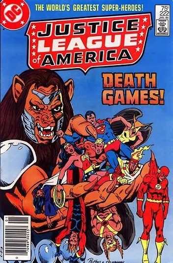 Cover of Justice League of America #222