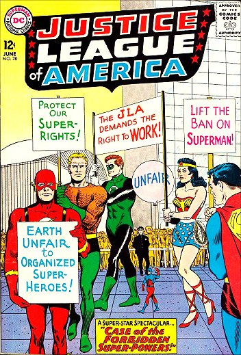 Cover of Justice League of America #28